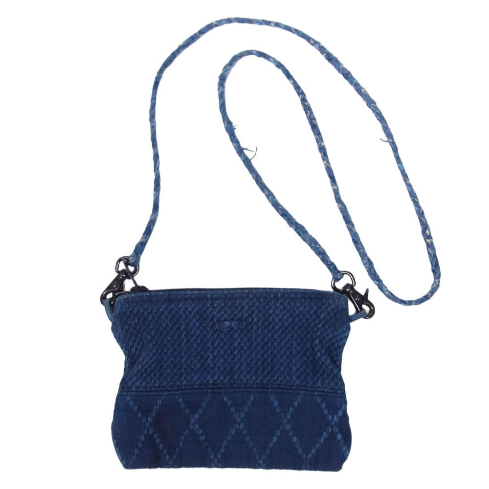 PORTER CLASSIC ポータークラシック バッグ KENDO SIMPLE POUCH S 剣道 シンプル ポーチ バッグ インディゴブルー系【中古】