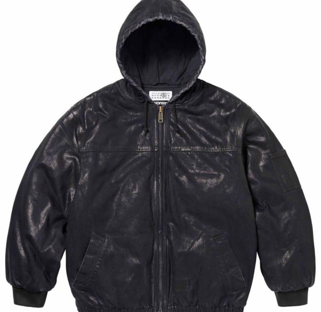 Supreme x MM6 Maison Margiela Foil Hooded Work Jacket "Black"