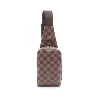 ルイ・ヴィトン LOUIS VUITTON ジェロニモス ダミエエベヌ ウエストバッグ ボディバッグ バッグ PVCコーティングキャンバス レザー メンズ レディース ブラウン系 N51994 【中古】
