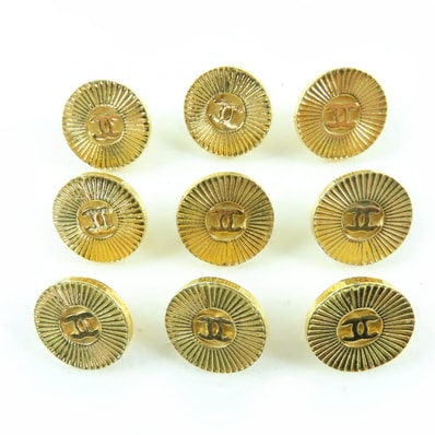 美品 シャネル ボタンセット ゴールド レディース