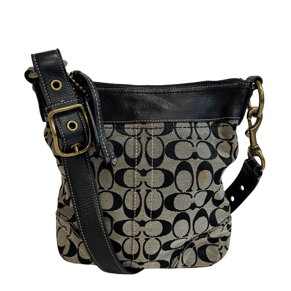 コーチ COACH ショルダーバッグ シグネチャー COACH 斜め掛け 10402 ブラック