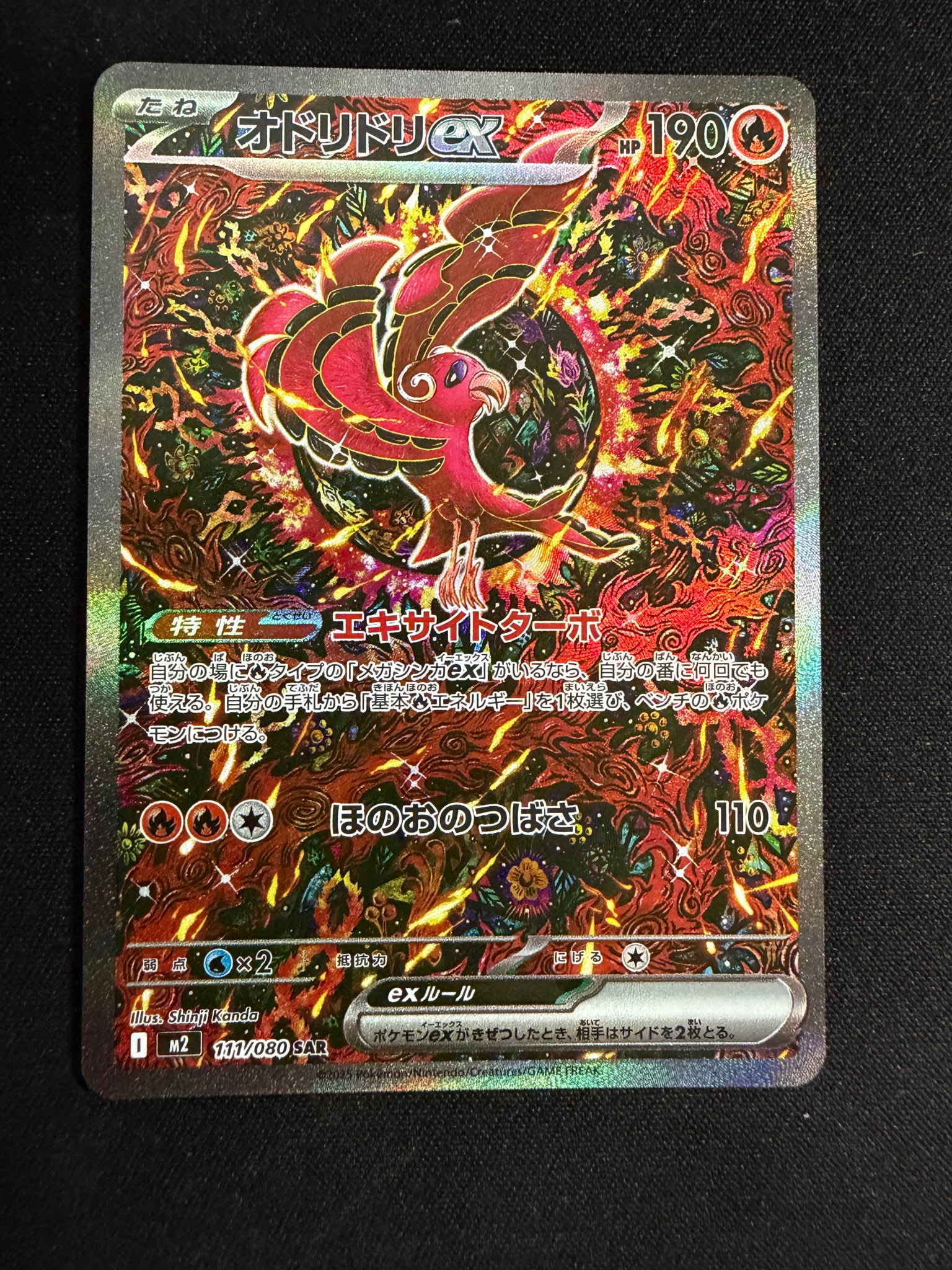 オドリドリex SAR [M2 111/080](拡張パック「インフェルノX」)