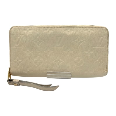 LOUIS VUITTON ルイヴィトン モノグラム アンプラント ジッピーウォレット ファスナー長財布 M60546 ホワイト
