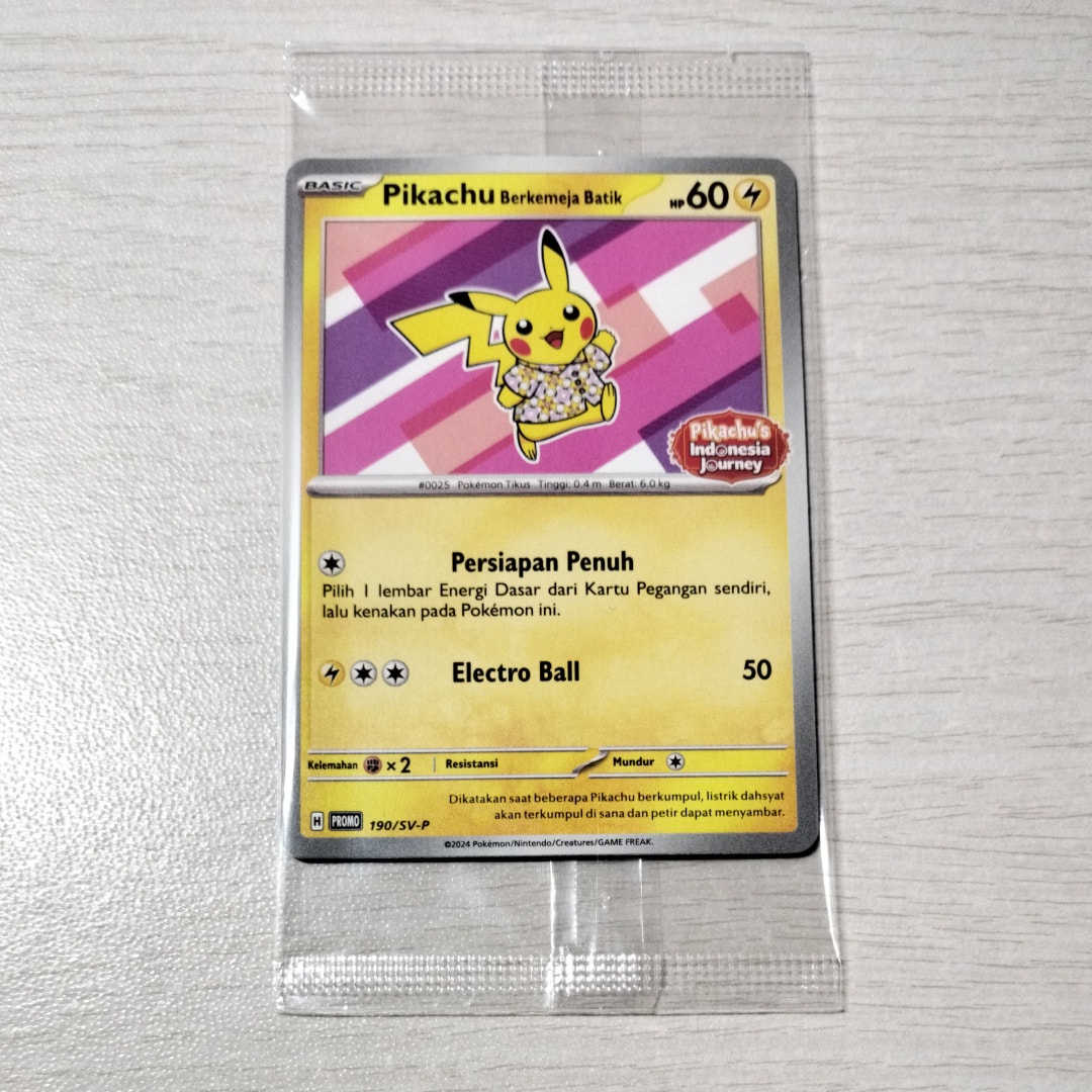 バティックシャツを着たピカチュウ (フラワーピカチュウ柄) P [SV-P