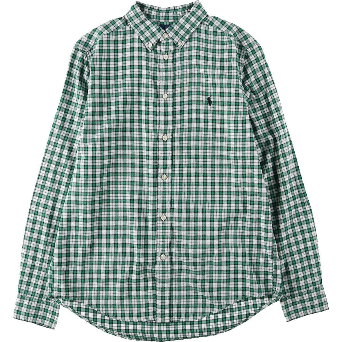 古着 ラルフローレン Ralph Lauren 長袖 ボタンダウンチェックシャツ レディースXL相当/eaa620101