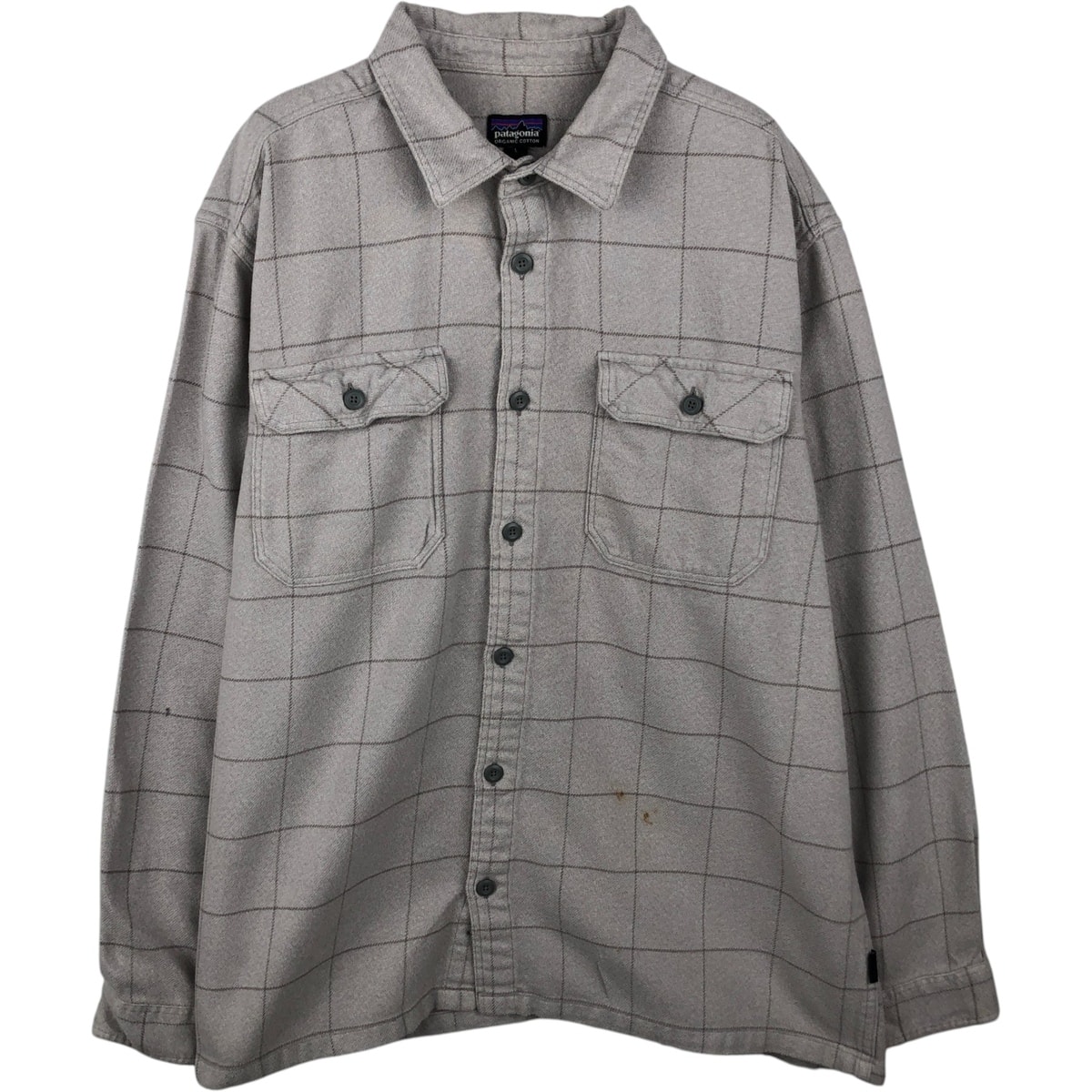 古着 パタゴニア Patagonia ORGANIC COTTON オーガニックコットン 53947FA17 長袖 フランネルチェックシャツ ボックスシャツ メンズL相当/eaa637920