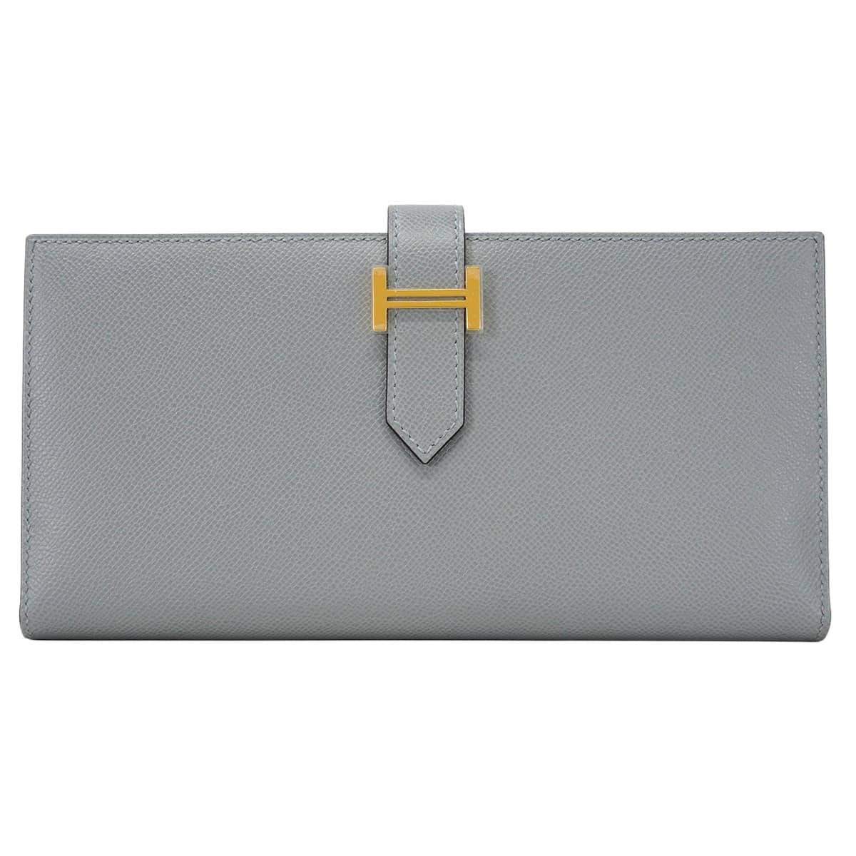 HERMES エルメス 長財布 ベアンスフレ グリパンタン ヴォーマダム ゴールド金具 K刻印 新品未使用
