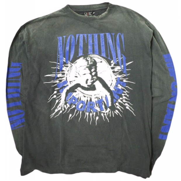 SAINT Mxxxxxx x Kosuke Kawamura KK_LS Tee_Nothing Imp "Black"
