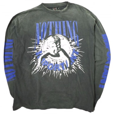 SAINT Mxxxxxx x Kosuke Kawamura KK_LS Tee_Nothing Imp "Black"