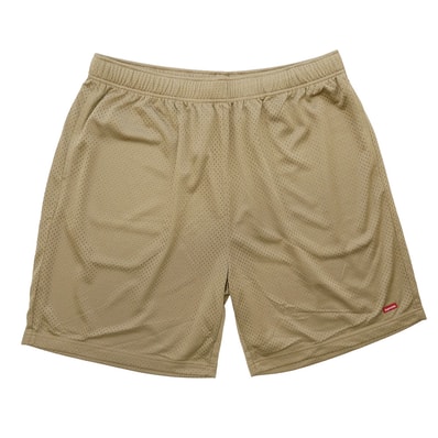 Supreme シュプリーム 23SS Small Box Baggy Mesh Short スモールボックス バギーメッシュ ショートパンツ ハーフパンツ ゴールド系 M【極上美品】【中古】