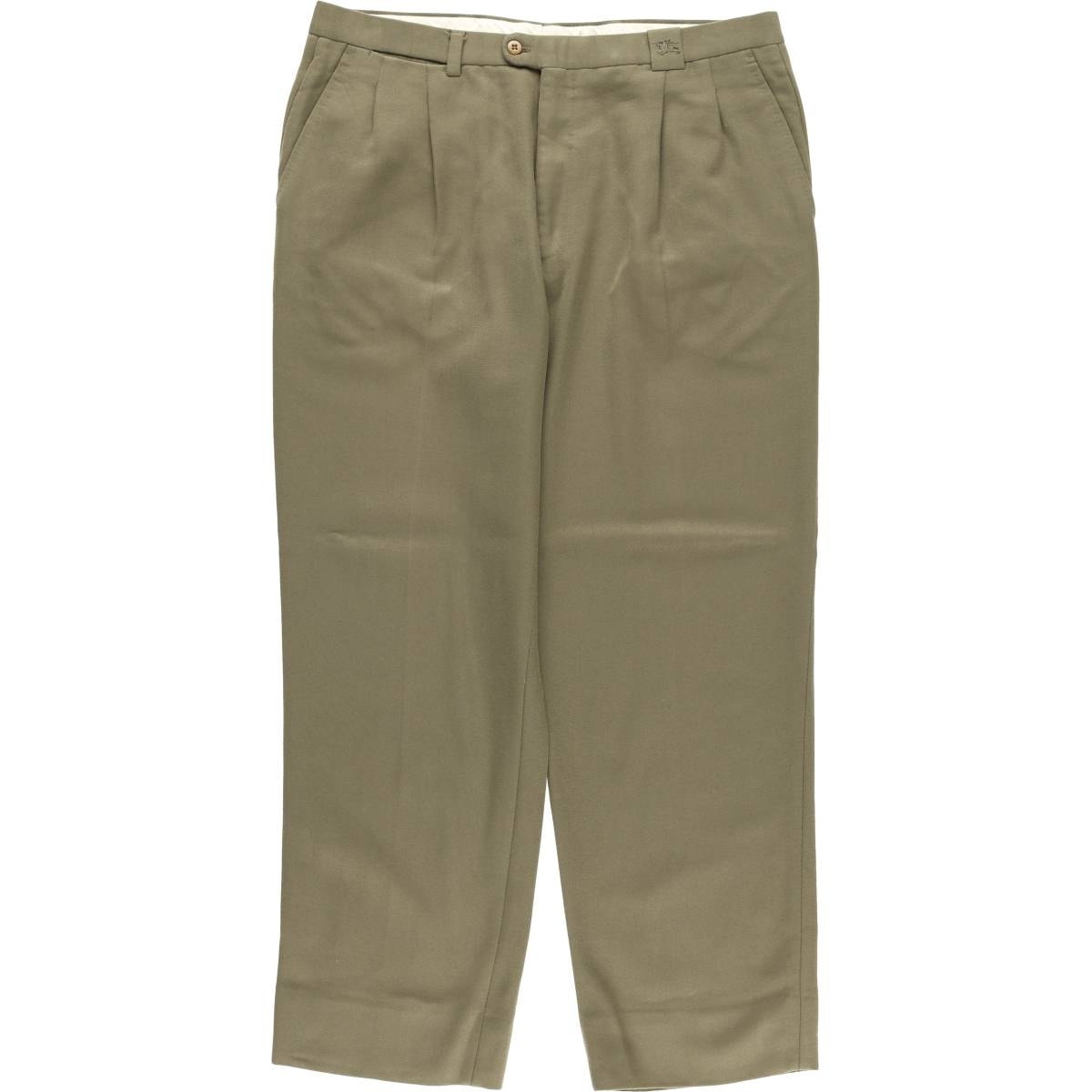 古着 バーバリー Burberry's LONDON ツータック ウールパンツ スラックス メンズw34相当/eaa459729