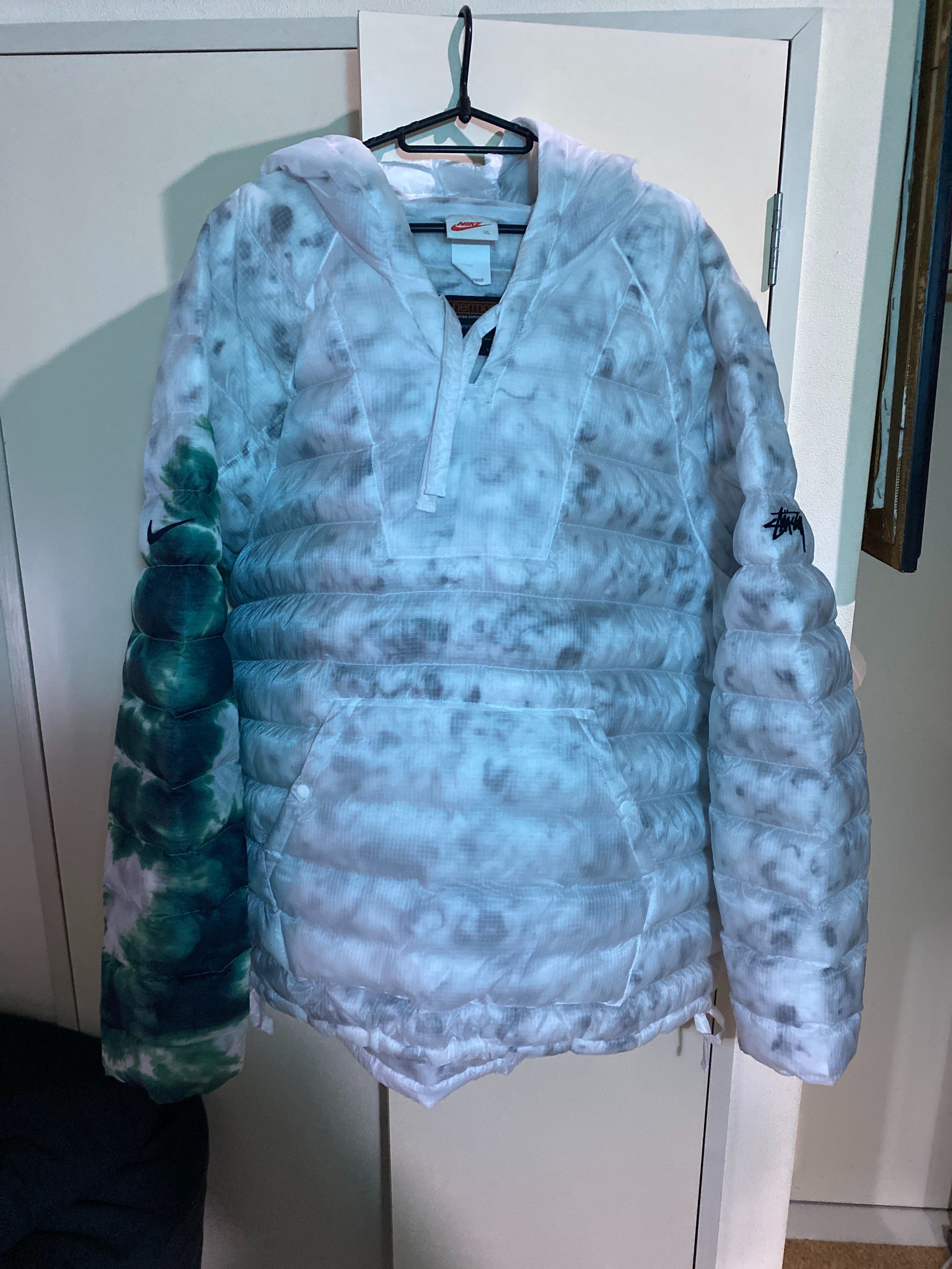 Nike x Stussy Insulated Pullover Jacket "White"