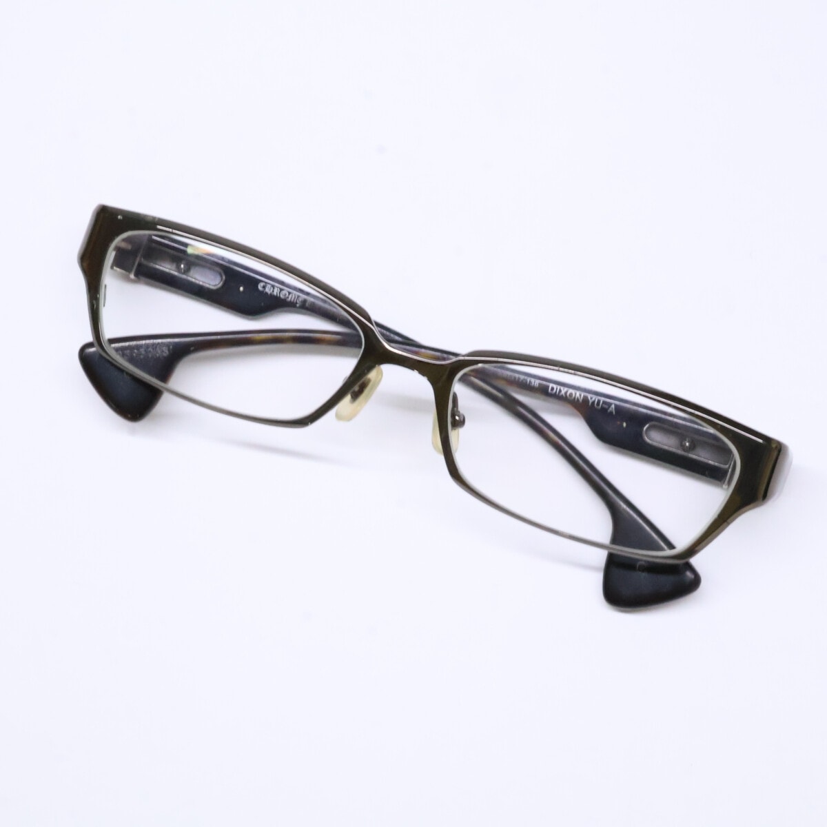 Chrome Hearts 90s DIXON YUA 56 17-136 Eyewear "Silver/Demi Pattern"