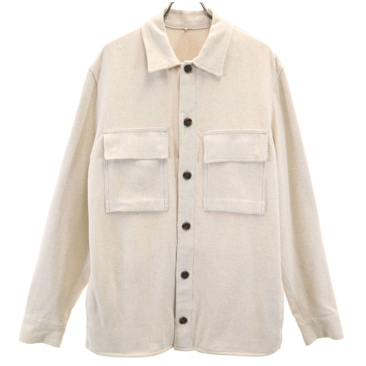 ZARA ザラ 長袖 シャツ S ベージュ系