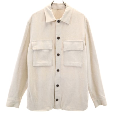 ZARA ザラ 長袖 シャツ S ベージュ系