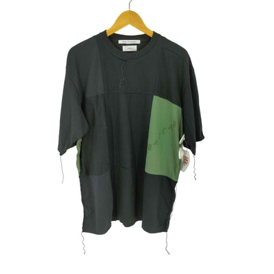 ×SEMBL RE:PATCH WORK SS TEE L BLACK ASSORT ハンドメイドヴィンテージパッチTシャツ 再構築【1143680890338】