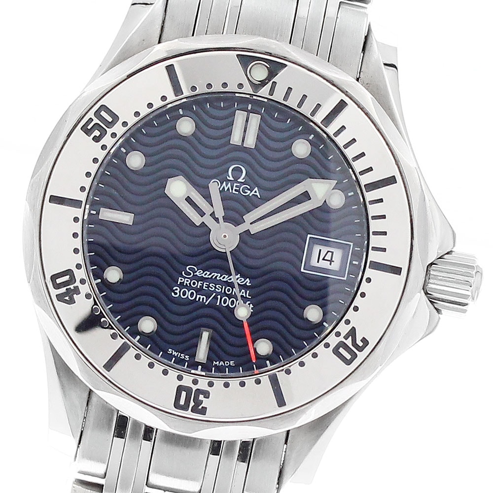 オメガ シーマスター300 デイト 2582.80 レディース 【中古】