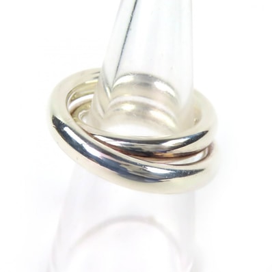 美品 エルメス 指輪 ヴェルティージュ リング シルバー レディース 52