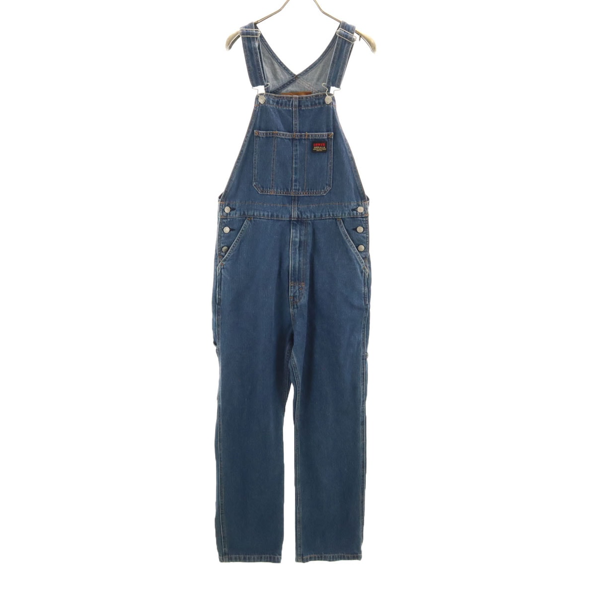 LEVI'S PREMIUM リーバイスプレミアム ビッグE デニム オーバーオール S ウォッシュブルー