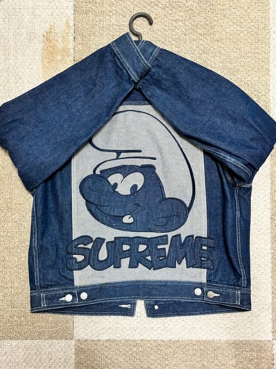 Supreme / SmurfsTM Denim Trucker Jacket "Blue"