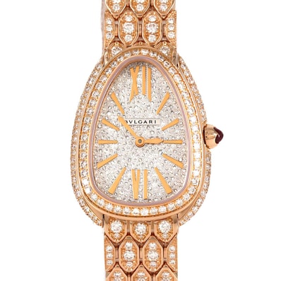 ブルガリ セルペンティセドゥットーリ PG/D・ブレスD 103160 PG・RG クォーツ