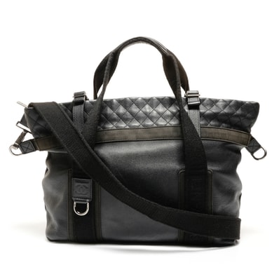 シャネル CHANEL 12番台 スポーツライン レザー 2way ハンドバッグ【中古】