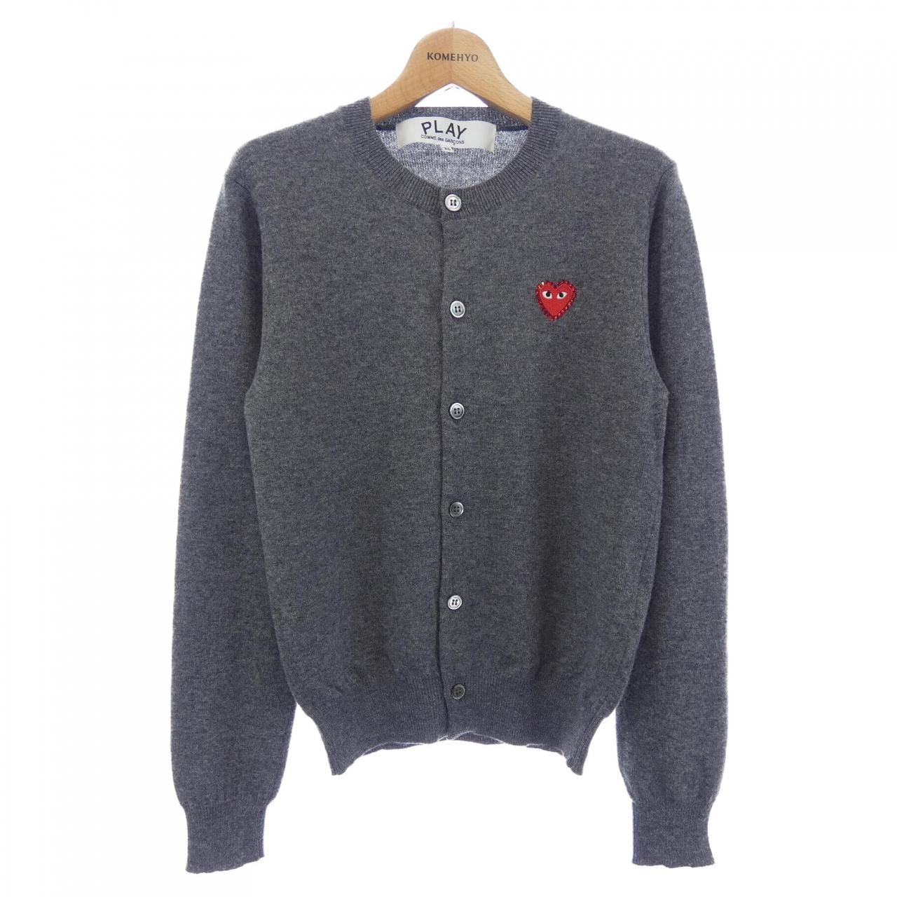 プレイコムデギャルソン PLAY COMME des GARCONS AX N802 カーディガン