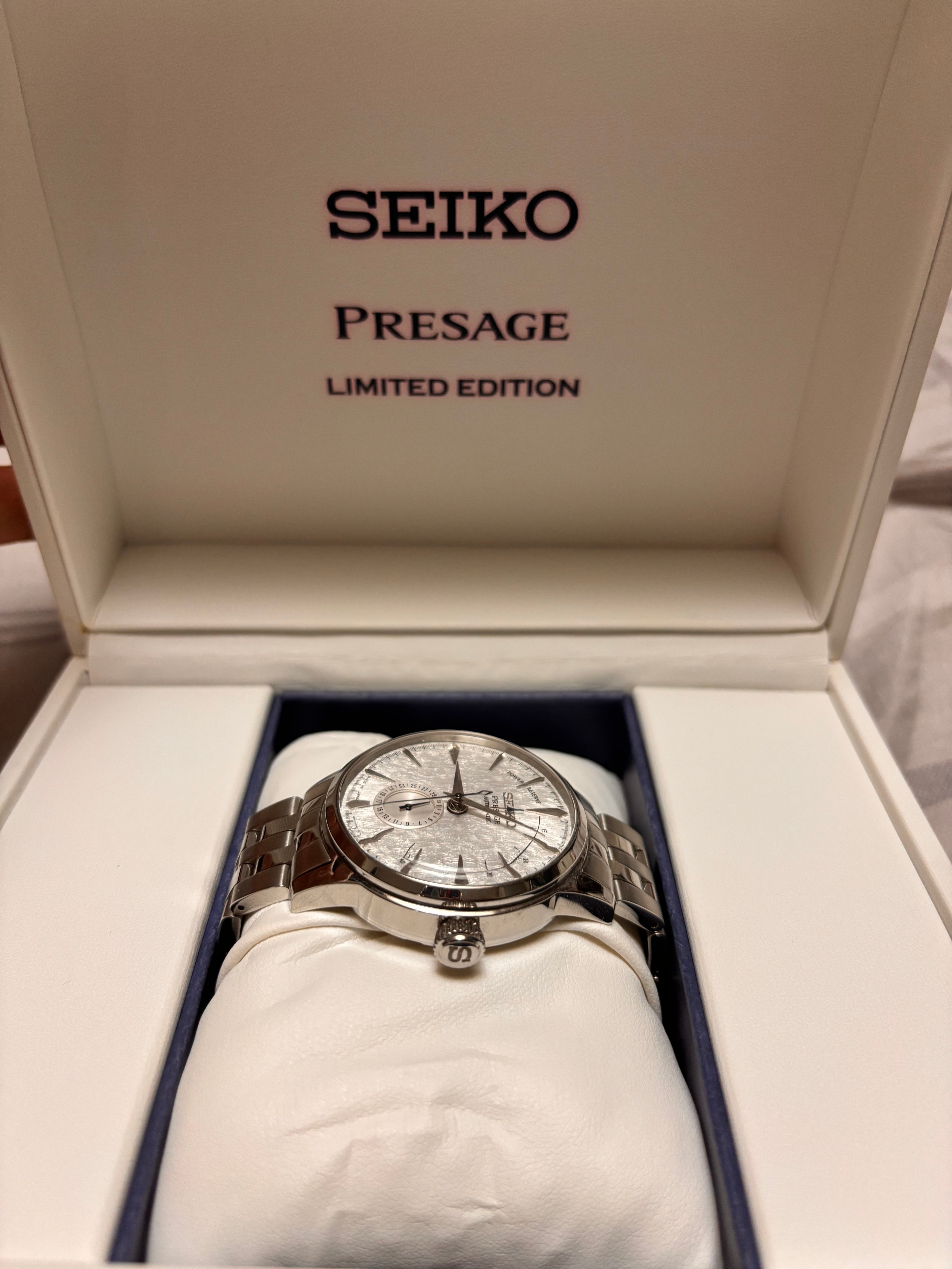 SEIKO Presage Star Bar Limited Model "White" SARY105
