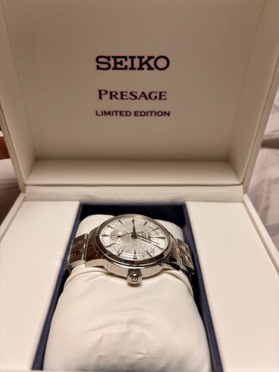 SEIKO Presage Star Bar Limited Model "White" SARY105