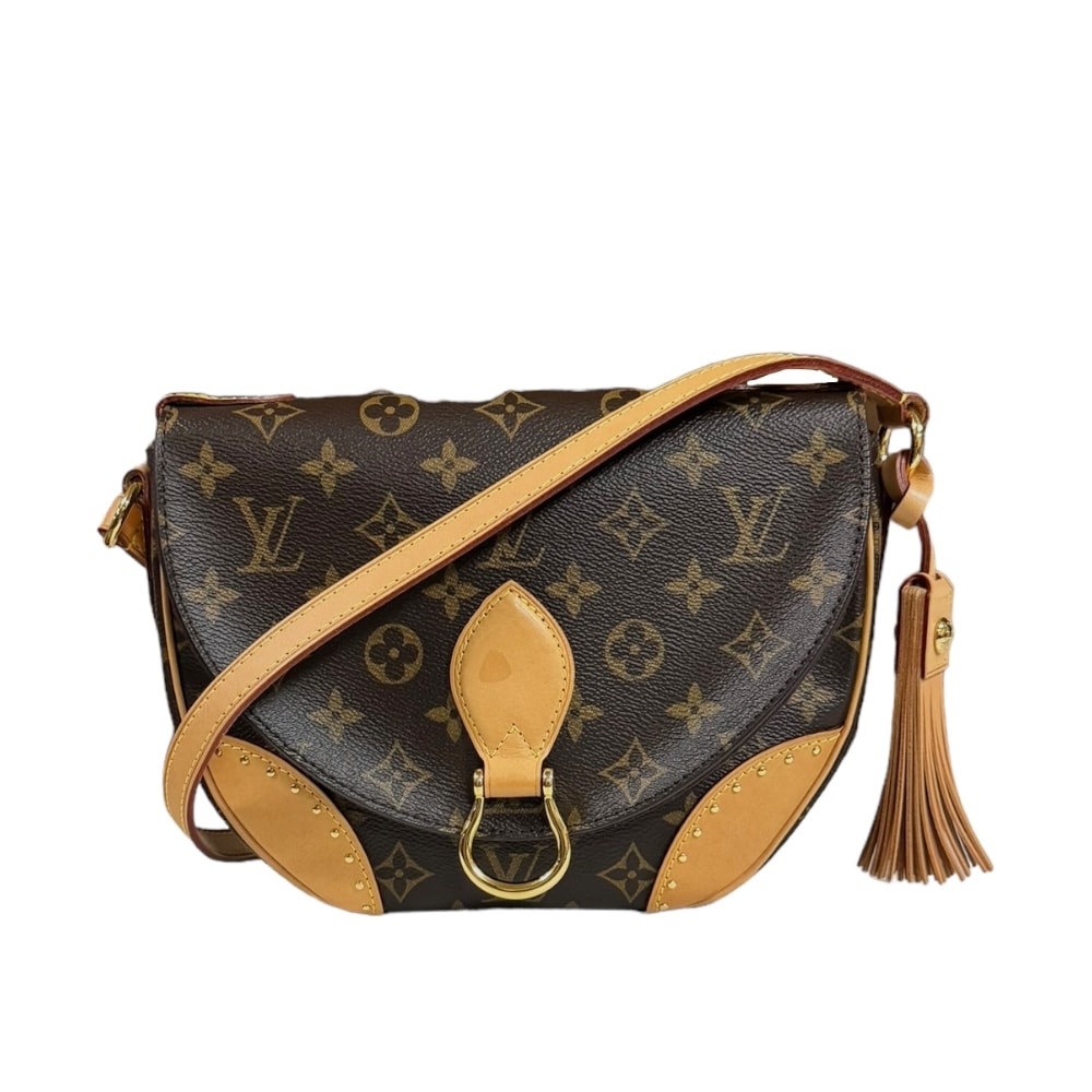 ルイヴィトン サンクルー モノグラム ショルダーバッグ モノグラムキャンバス M41481 ブラウン レディース LOUIS VUITTON  中古