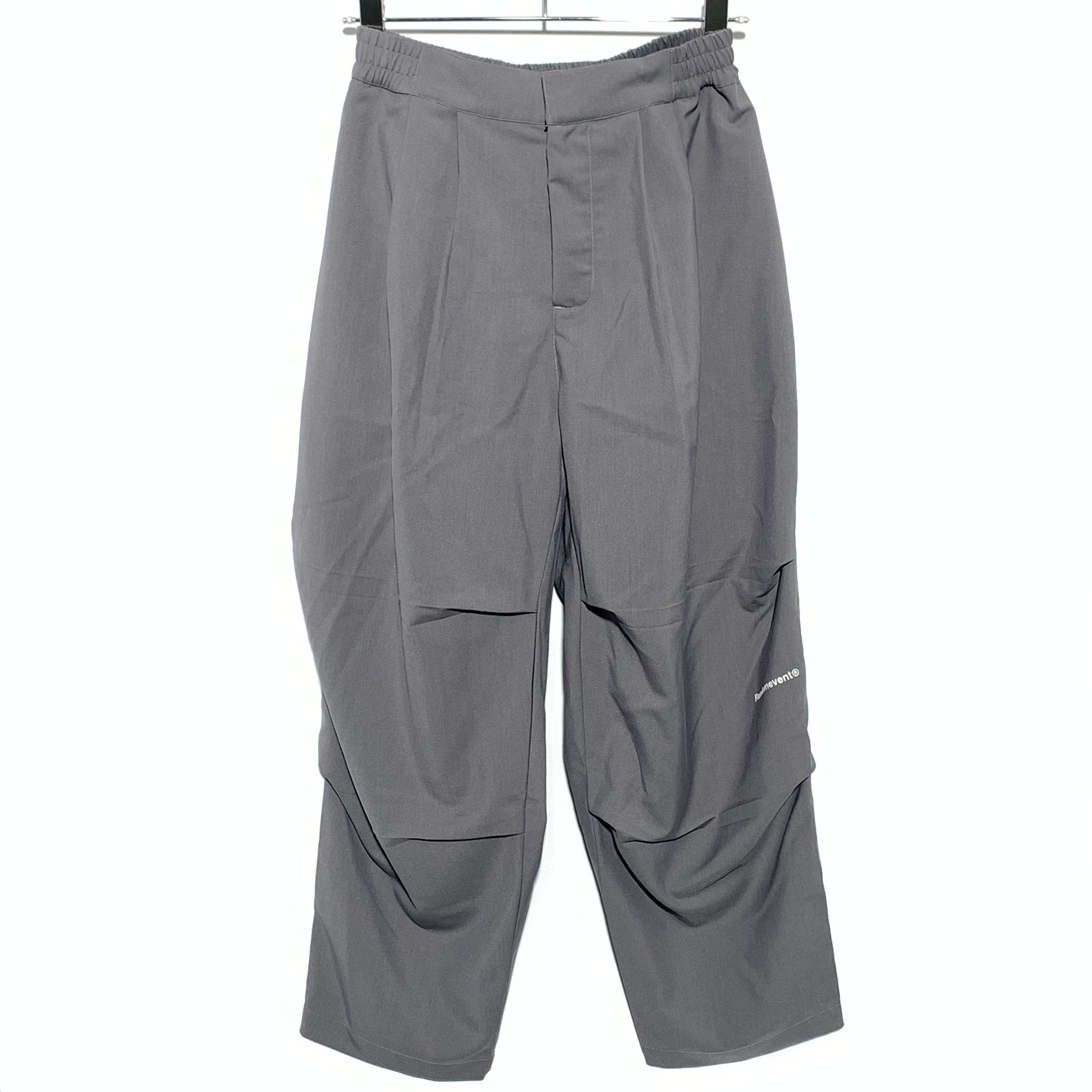 ワイドスラックス グレー