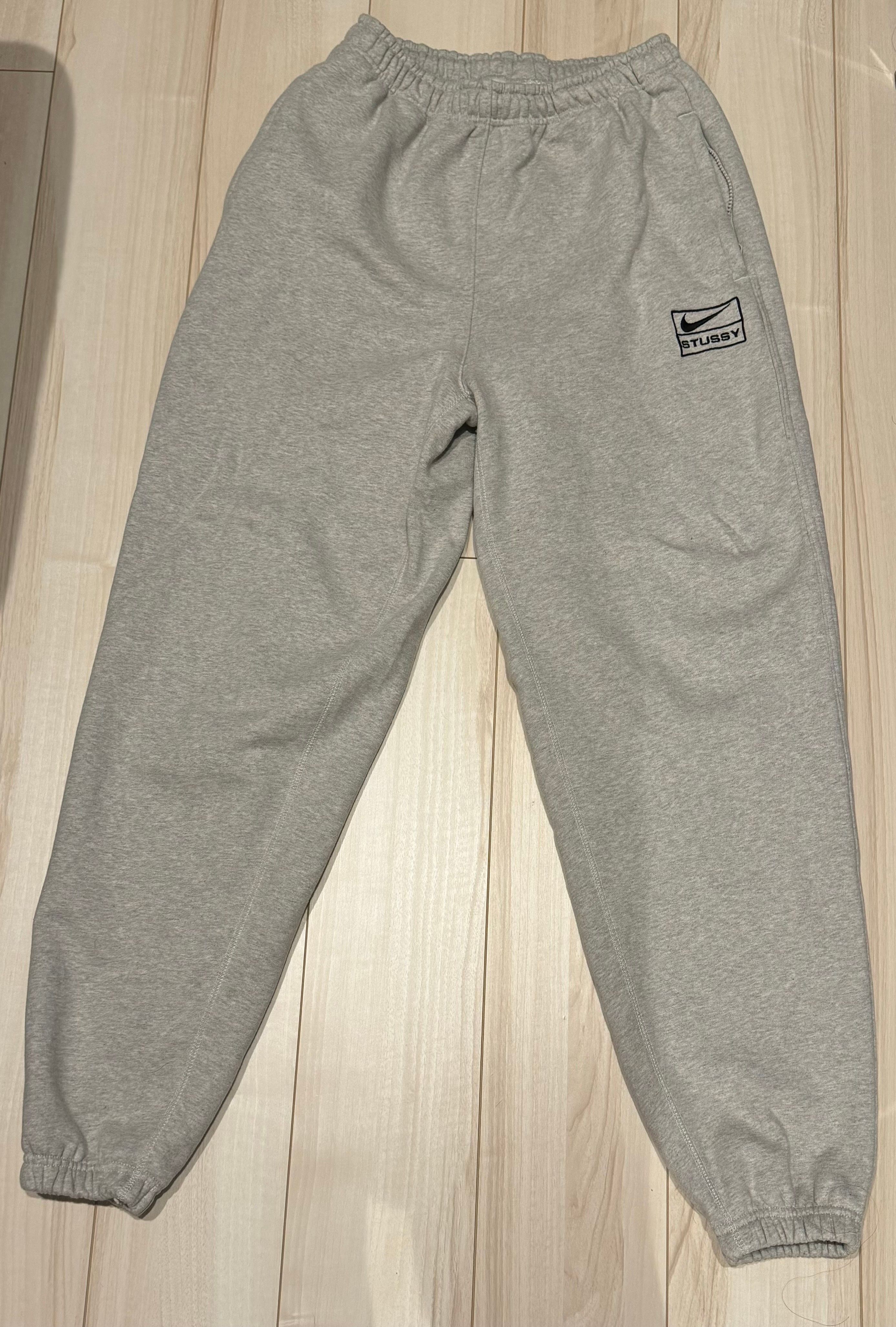 Stussy x Nike Fleece Pant "Grey Heather" (US Size) FN5231-050