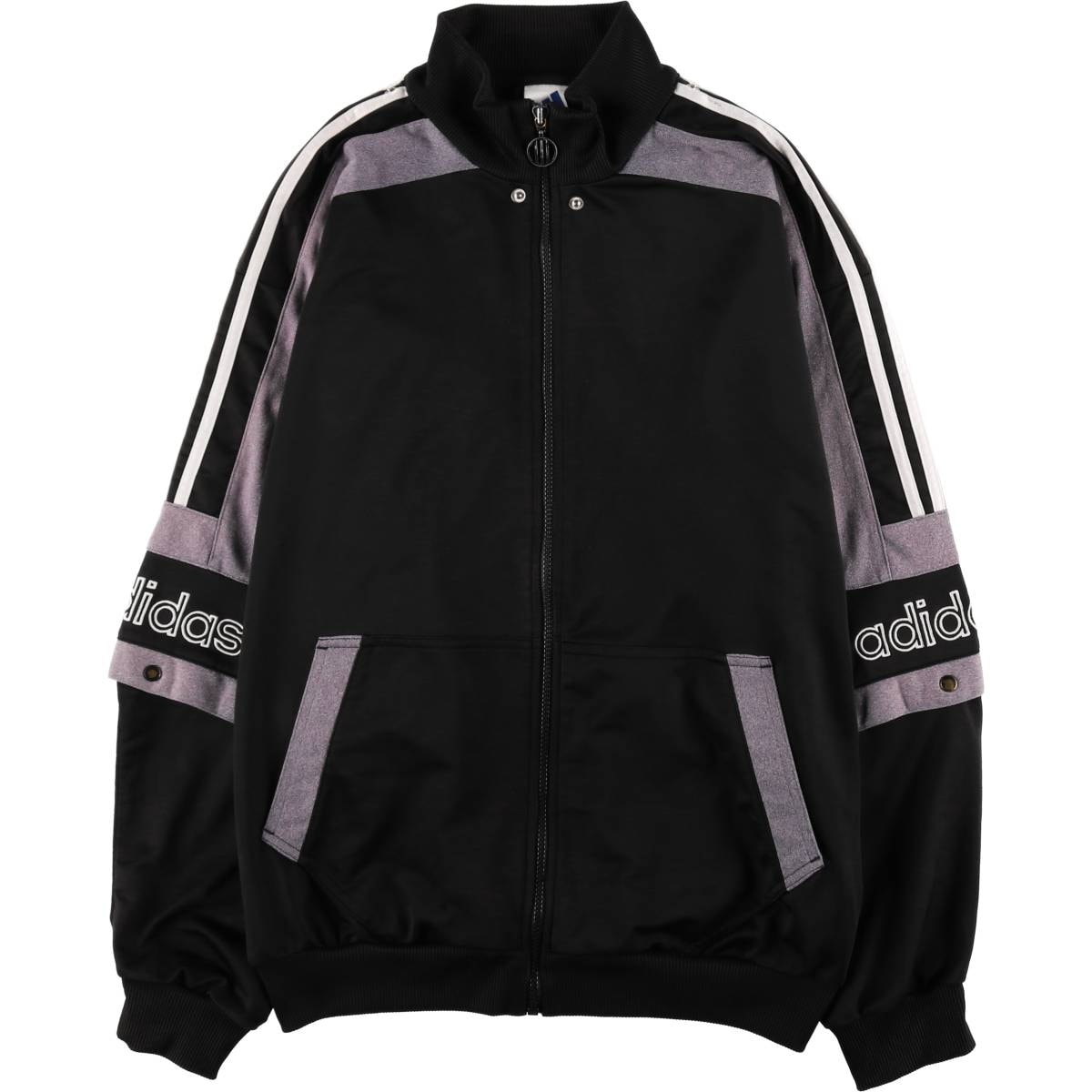 古着 90~00年代 アディダス adidas トレフォイルロゴ バックロゴ ジャージ トラックジャケット メンズL相当 ヴィンテージ/eaa629469
