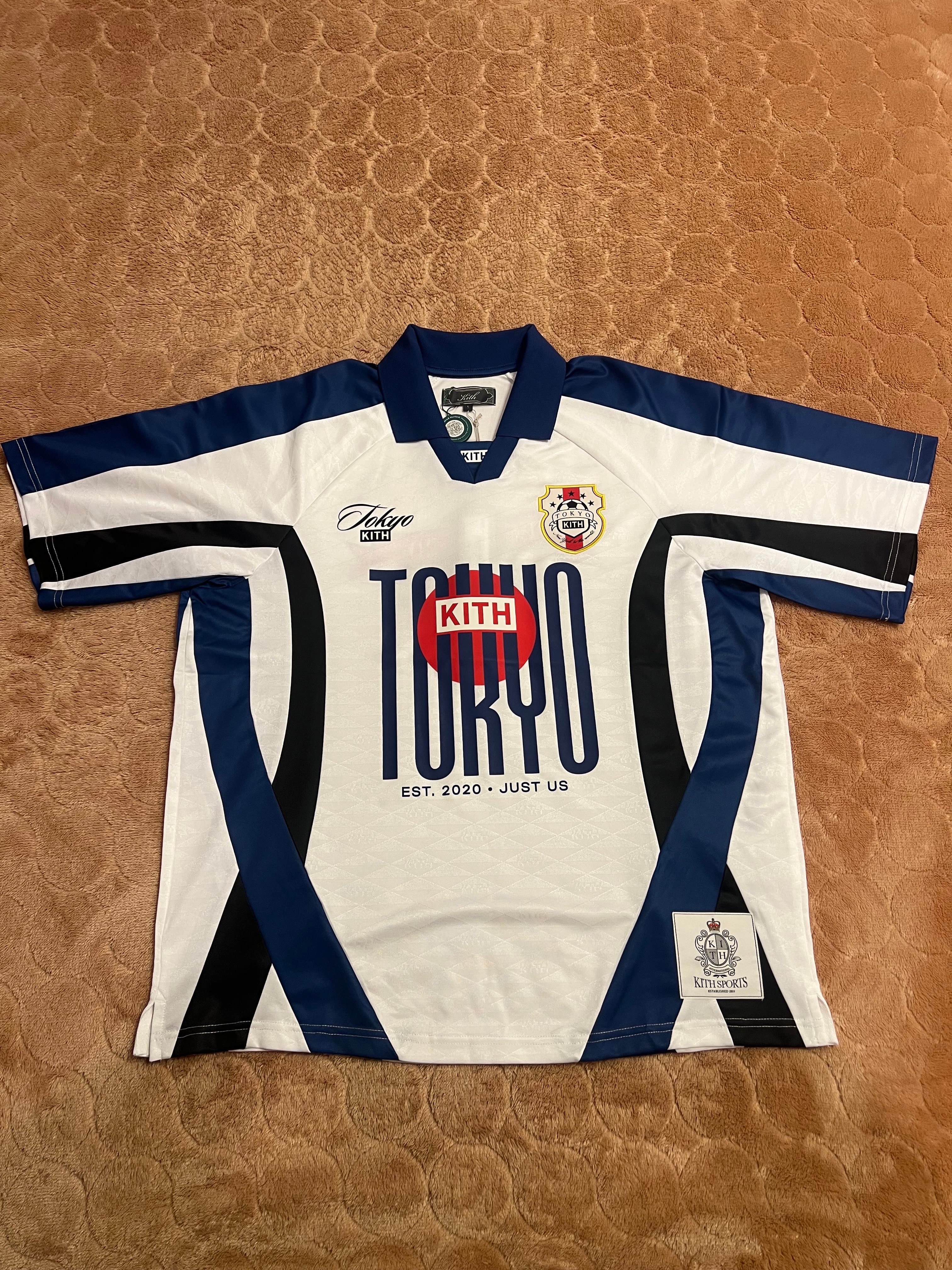 Kith Tokyo 5 Year Anniversary Jason II Soccer Top "White"