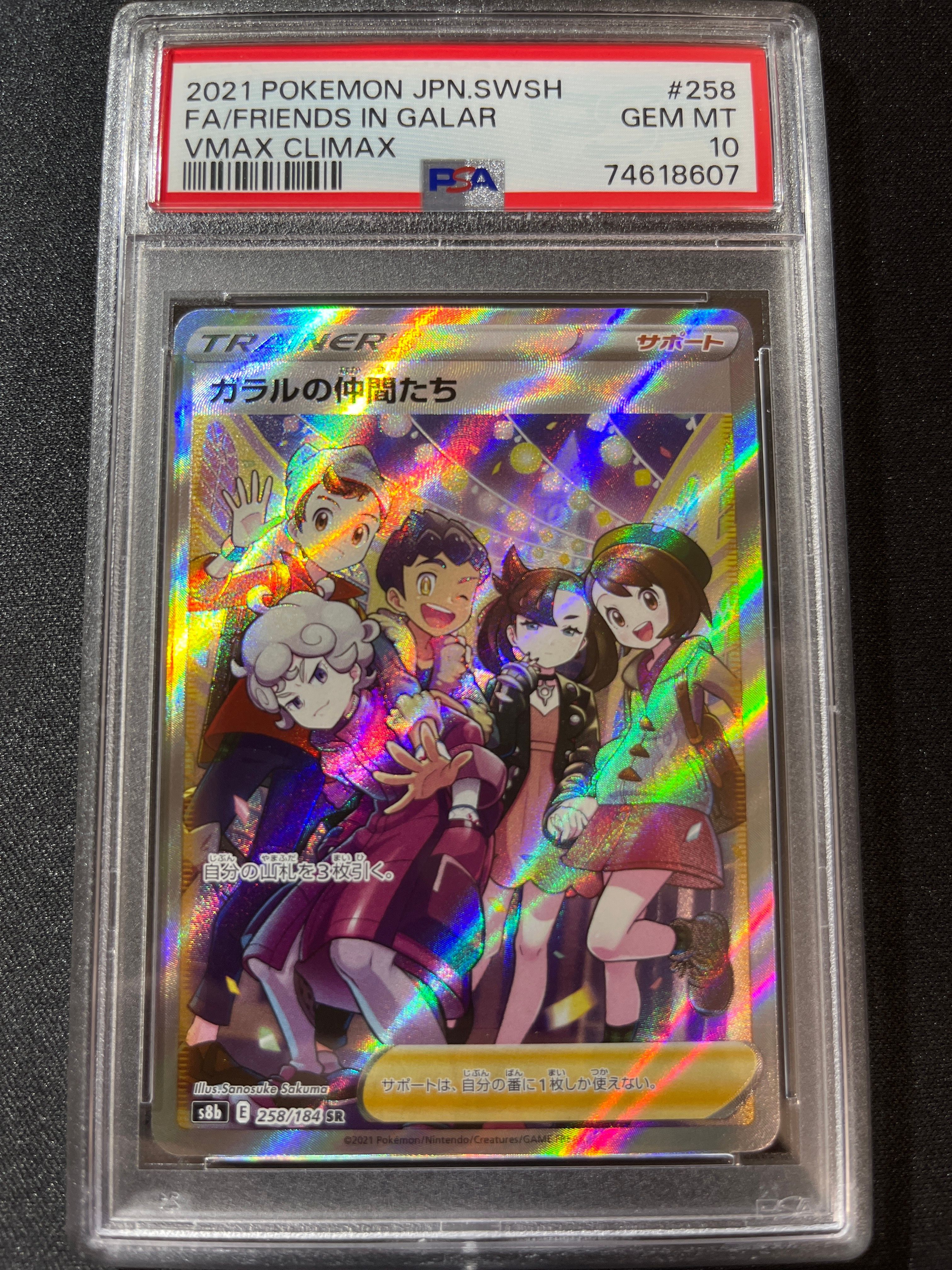 ガラルの仲間たち SR[S8b 258/184](ハイクラスパック「VMAXクライマックス」)
