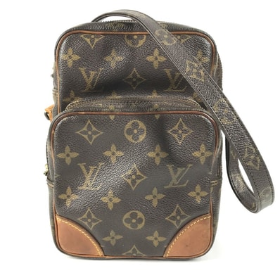 ルイヴィトン LOUIS VUITTON アマゾン M45236 モノグラム カバン 肩掛け ポシェット ショルダーバッグ モノグラムキャンバス ブラウン