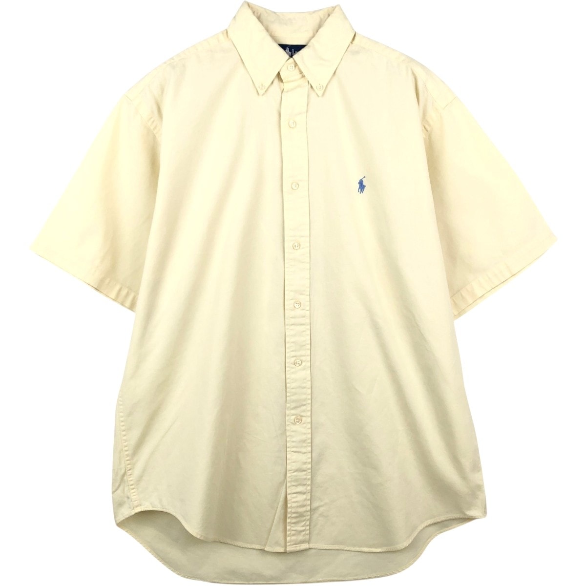 古着 ラルフローレン Ralph Lauren BLAIRE 半袖 ボタンダウンシャツ メンズM相当 ボタンダウン/eaa668647
