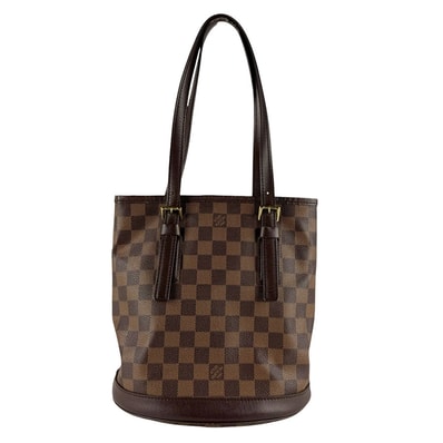 ルイ ヴィトン LOUIS VUITTON ショルダーバッグ ダミエ マレ ダミエキャンバス ブラウン ゴールド レディース N42240【中古】 z9557