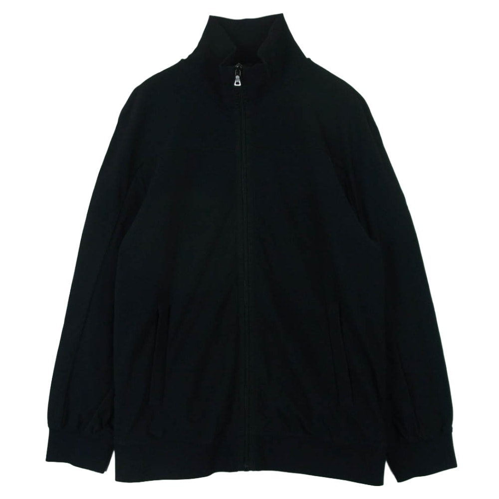 PRADA SPORTS プラダスポーツ トラック ジャケット レザーロゴパッチ ジャージ イタリア製 ブラック系 M【中古】