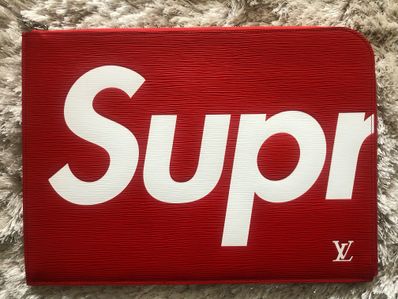 Supreme / Louis Vuitton Pochette Jour GM "Red"