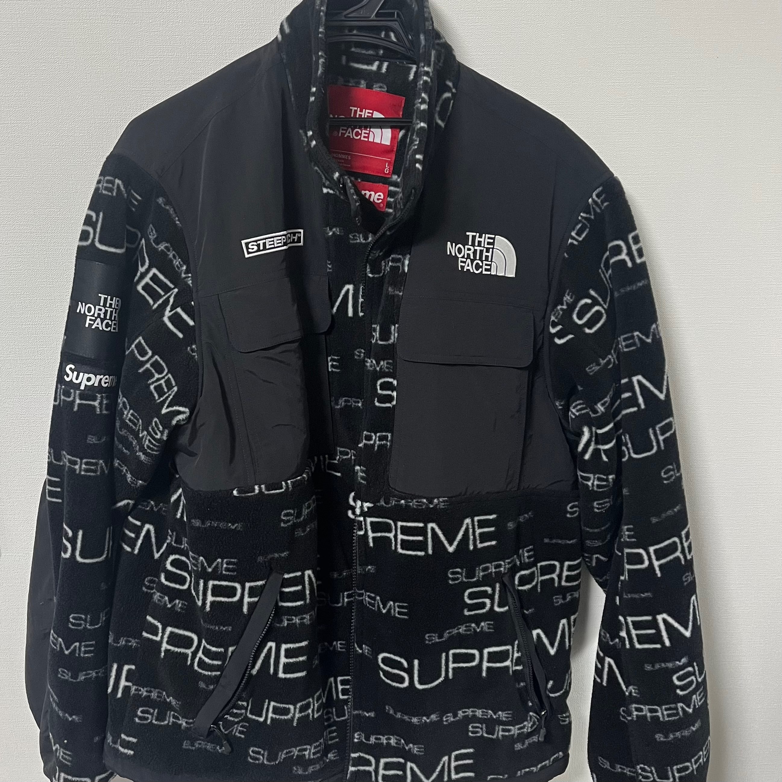 Supreme x The North Face Steep Tech Fleece Jacket "Black"