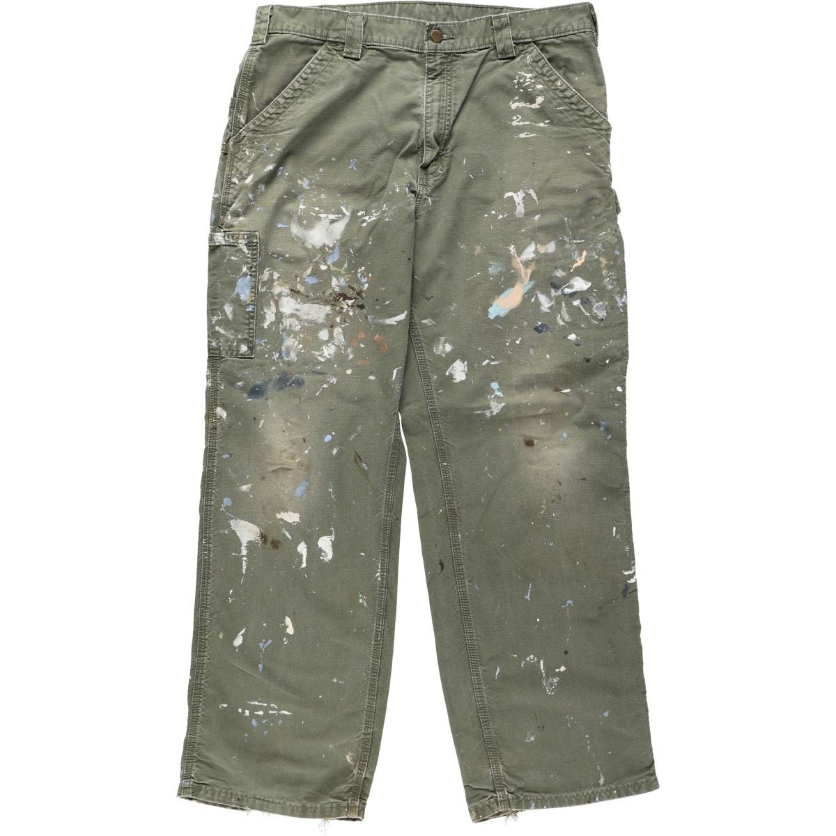 古着 カーハート Carhartt ペイント ダックペインターパンツ メンズw37相当/eaa667700