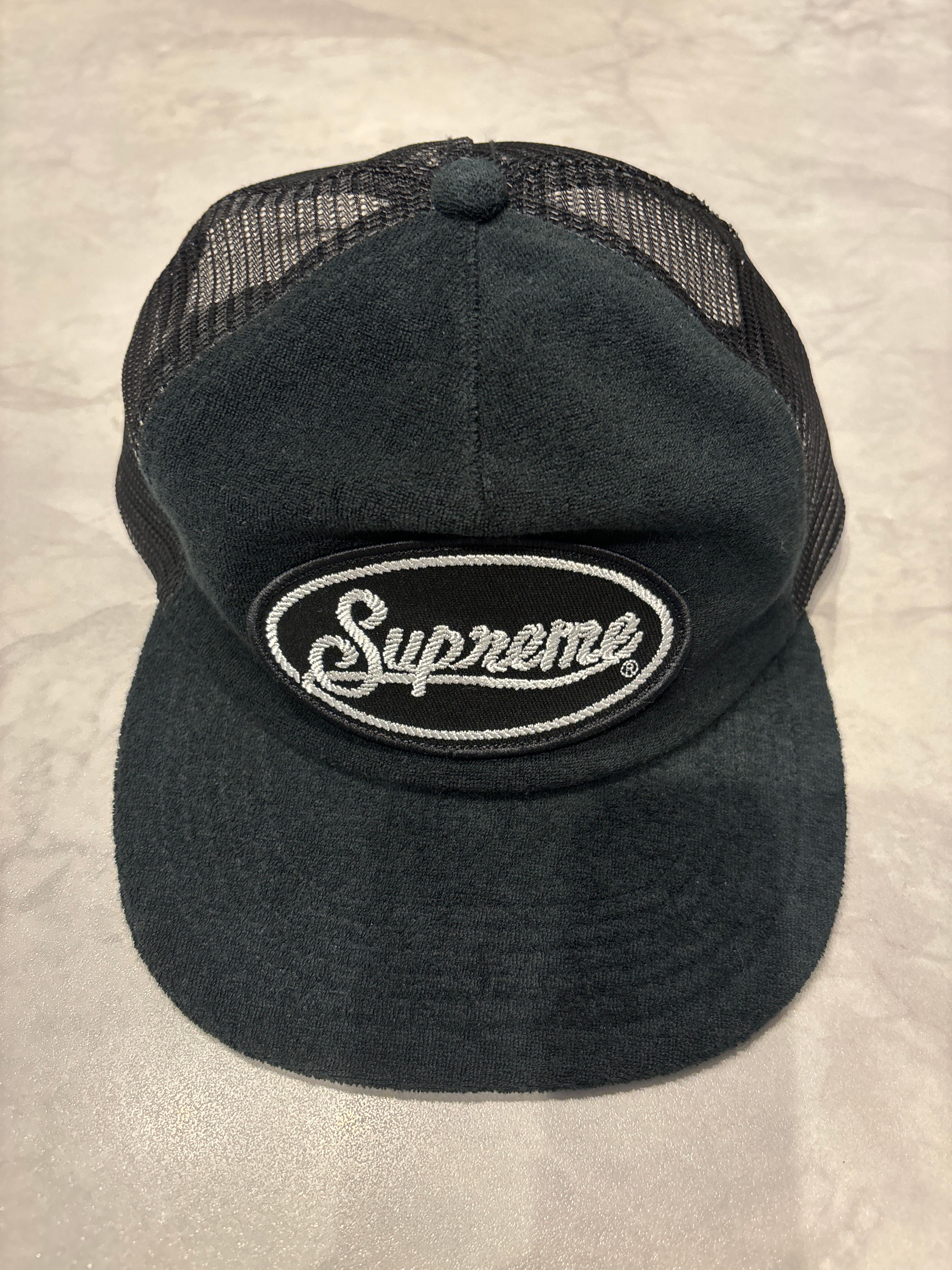 Supreme Terry Mesh Back 5-Panel "Black"