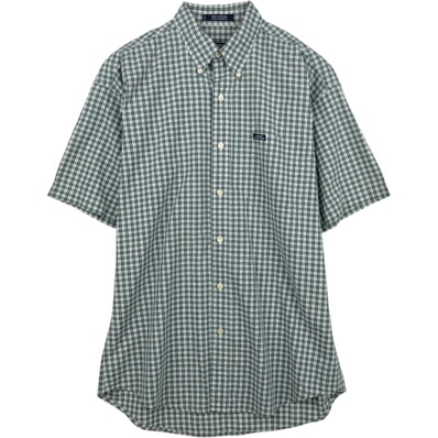 古着 ラルフローレン Ralph Lauren CHAPS チャップス 半袖 ボタンダウン チェックシャツ メンズM相当/eaa655851