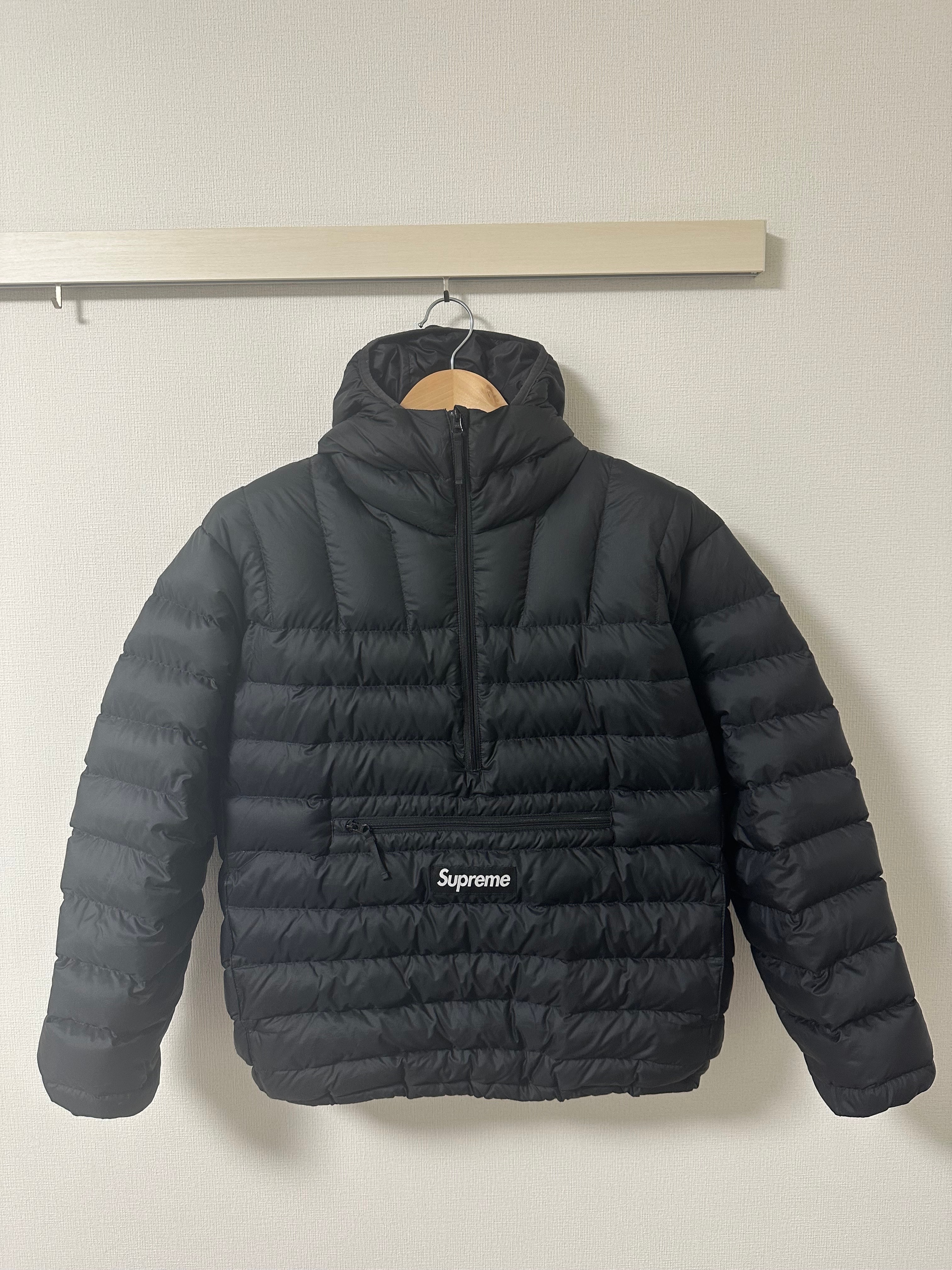 Supreme Micro Down Half Zip Hooded Pullover 
