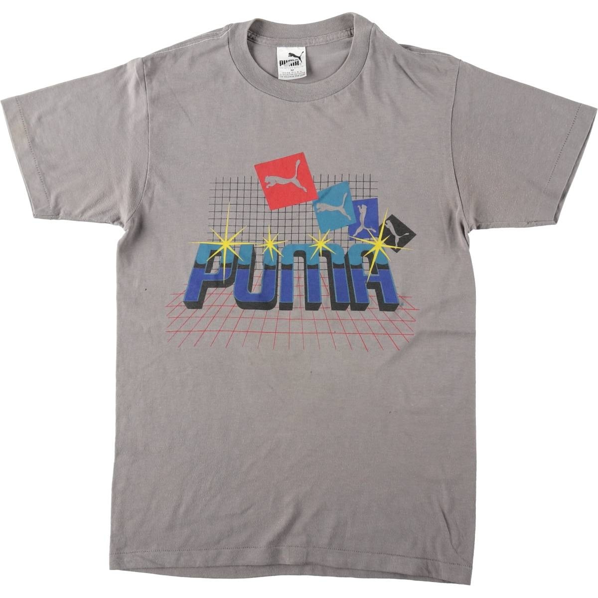 古着 80~90年代 プーマ PUMA ロゴプリントTシャツ USA製 メンズM相当 ヴィンテージ/eaa656445