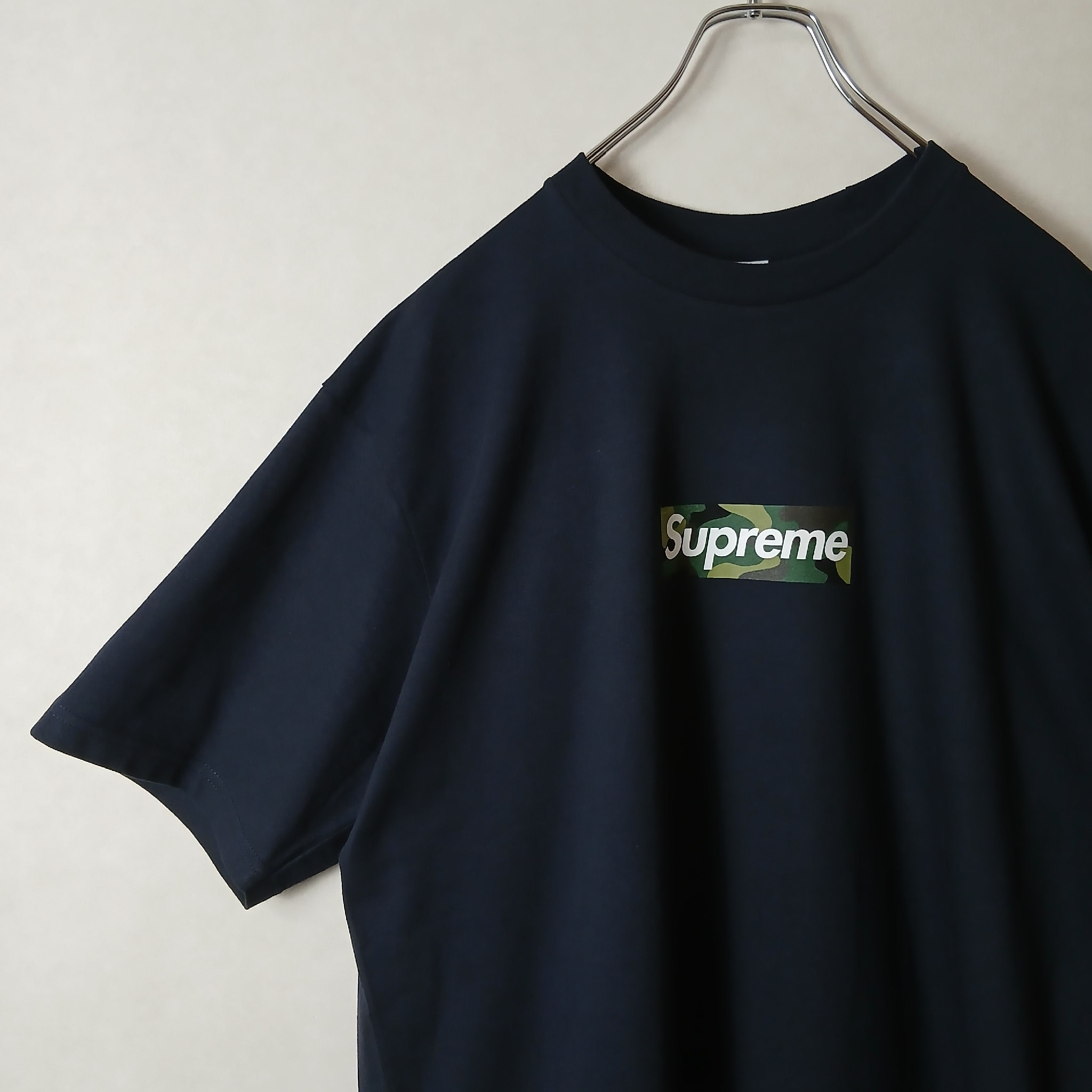 Supreme Box Logo Tee "Navy" (23FW)