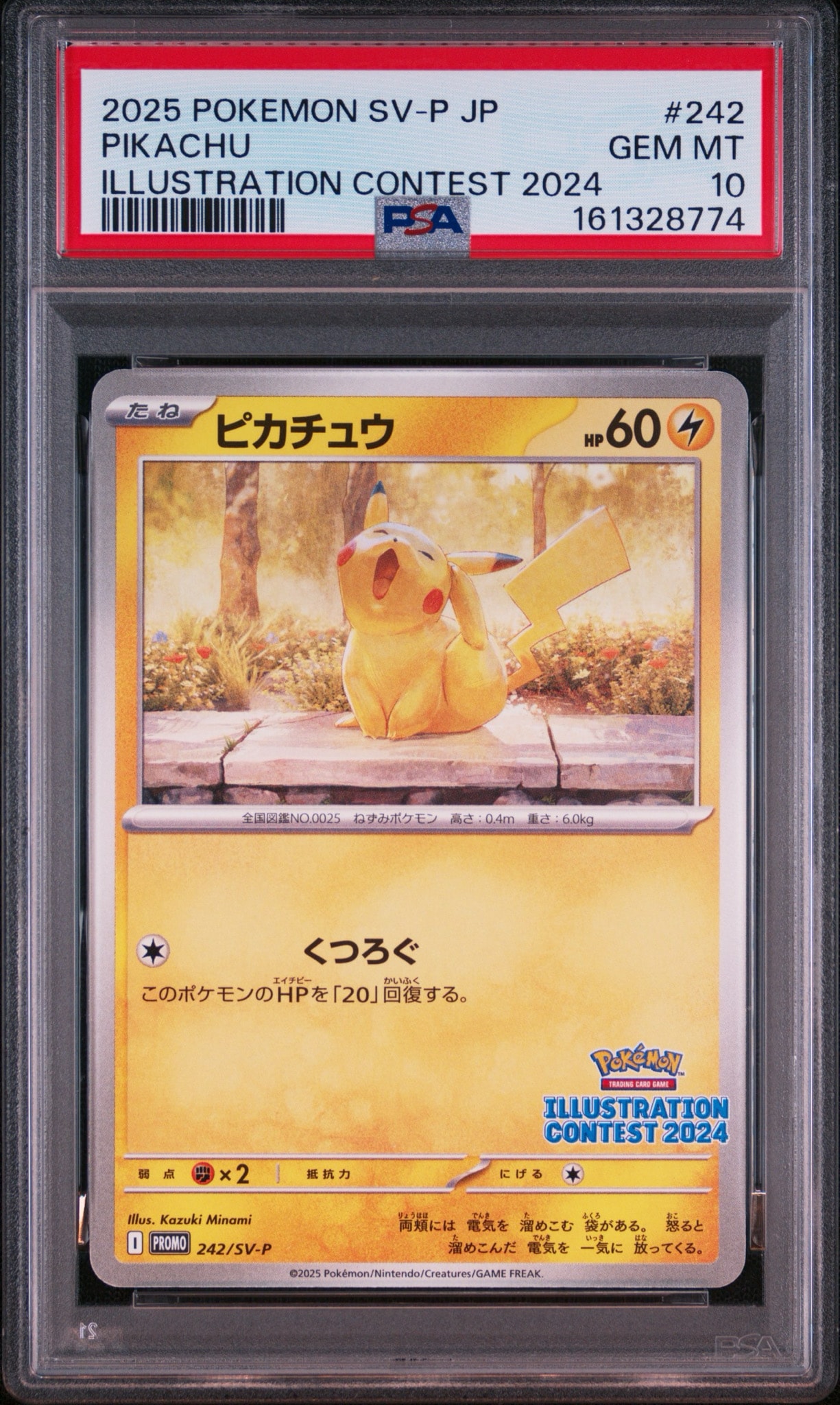 ピカチュウ [SV-P 242](プロモカードパック「イラストレーション