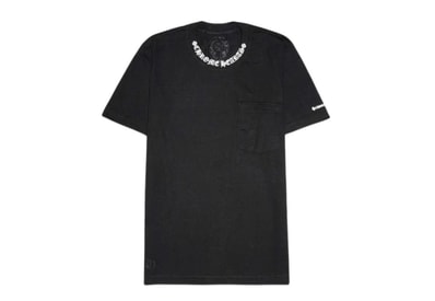 Chrome Hearts Neck Logo S/S T-Shirt "Black/White"