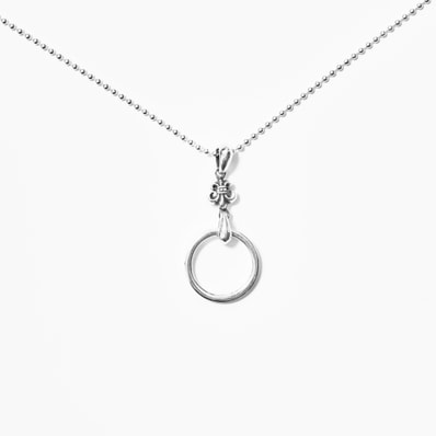 Chrome Hearts BS Fleur Charm Eyewear Loop "Silver"